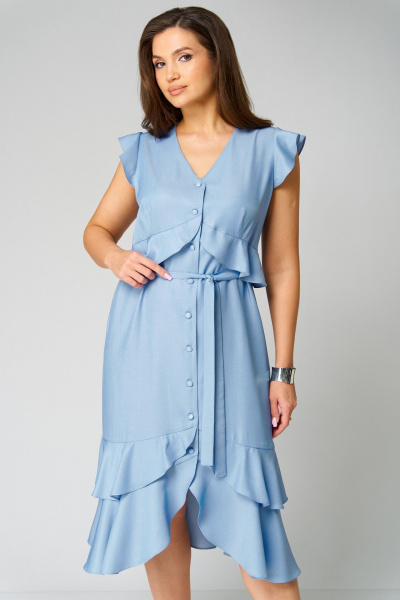 Платье Мишель стиль 1287 джинсовый - фото 9