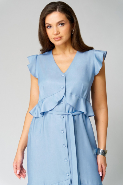 Платье Мишель стиль 1287 джинсовый - фото 7