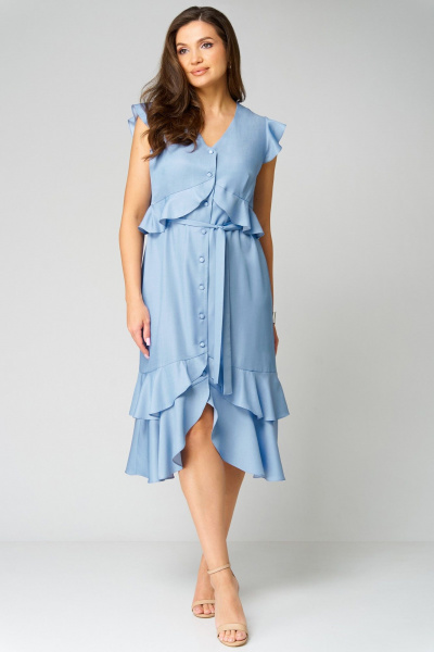 Платье Мишель стиль 1287 джинсовый - фото 6