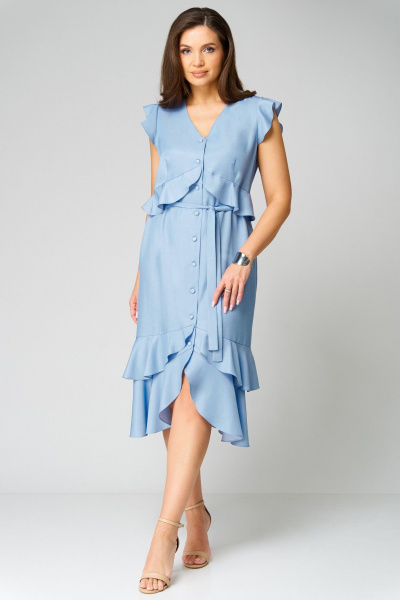 Платье Мишель стиль 1287 джинсовый - фото 2
