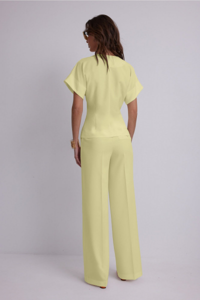 Брюки, жилет N.O.W. 1585-1 лимонный - фото 2