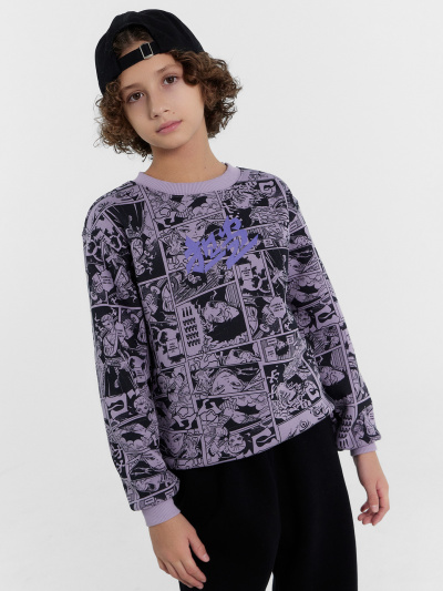 Свитшот Mark Formelle 123431/1/24-30597ПП-7П аниме_на_лаванде_1_сл_на_пол - фото 9