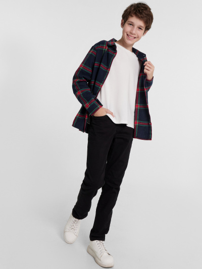 Рубашка Mark Formelle 123440/1/24-30153П-9 красно_синяя_клетка - фото 11