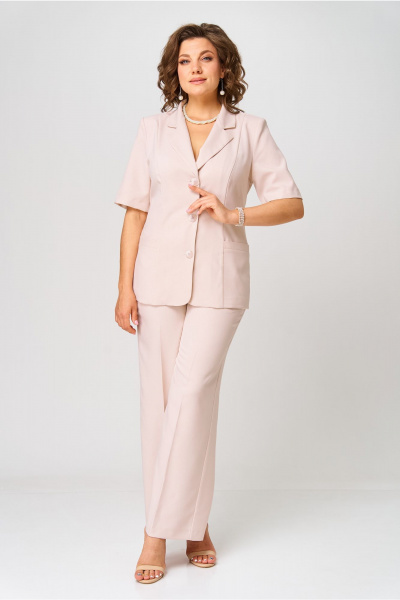 Брюки, жакет Орхидея 1596 пудра - фото 5