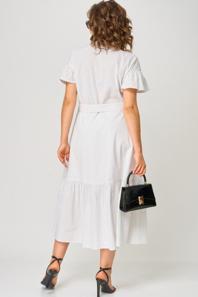 Платье EVA GRANT 7325О белый_полоска - фото 14