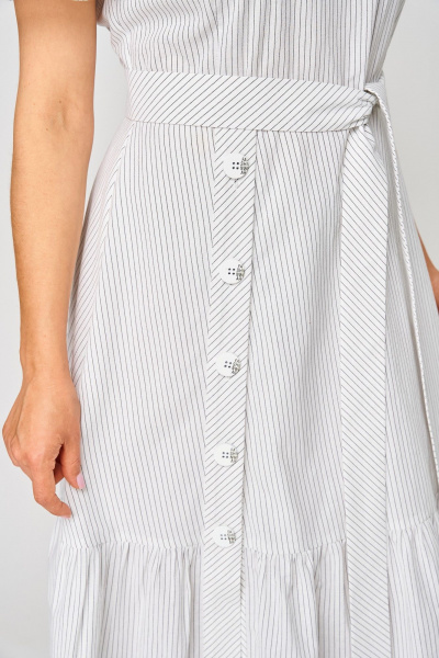 Платье EVA GRANT 7325О белый_полоска - фото 11