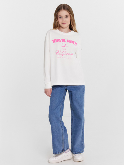 Лонгслив Mark Formelle 127908/1/24-28324П-0 белый_печать_3_сл_на_пол - фото 8