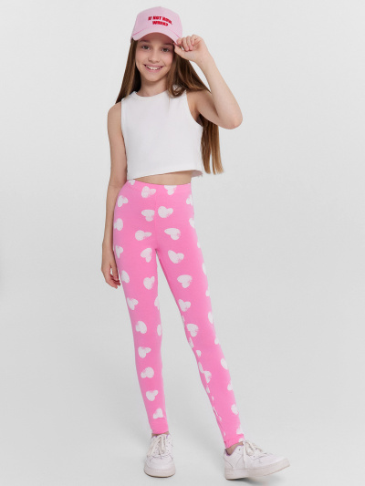 Леггинсы Mark Formelle 147719/24-26492П-5 белые_сердца_на_розовом - фото 25