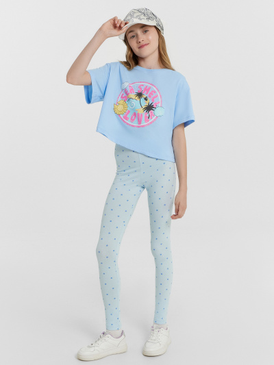 Леггинсы Mark Formelle 147719/24-26492П-5 горошек_на_голубом - фото 16