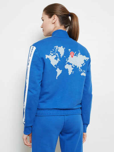 Толстовка Mark Formelle 362045/19-6489-7П-2 синий_4_сложность_печать_на_полочке_и_спинке,_лев_ - фото 7