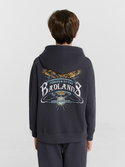 Толстовка Mark Formelle 363332/1/24-32490П-7 графит_печать3_2_сл_на_пол_2_сл_на_спинке - фото 8