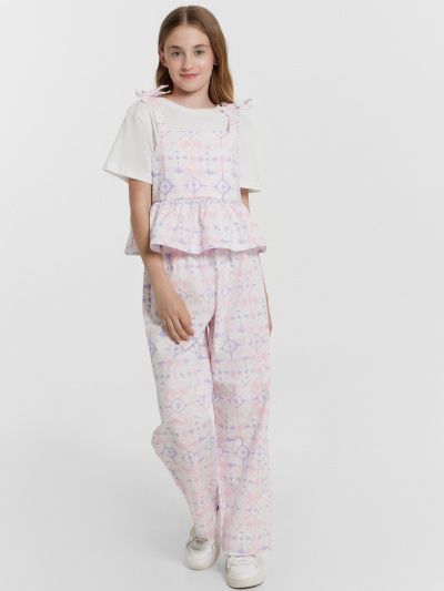 Блуза Mark Formelle 397752/24-33323П-9 розовые_разводы_на_белом - фото 143