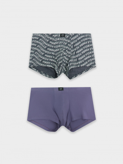 Трусы Mark Formelle 411216-2/25-5149П-5 пыльно_фиолетовый_текст_на_графите - фото 7