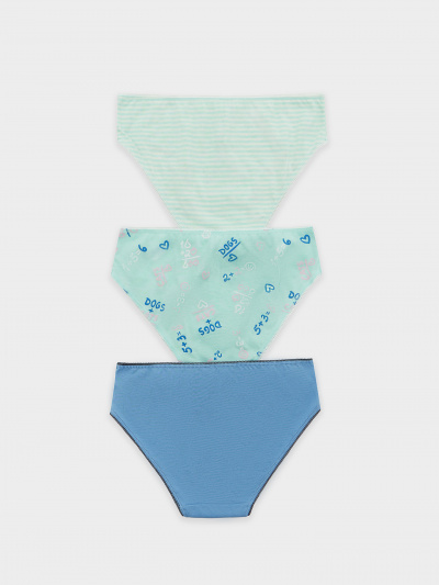 Трусы Mark Formelle 417740-3/25-66-36812П-0 св.синий_печать_3_сл_1тр_на_дет_пер - фото 7