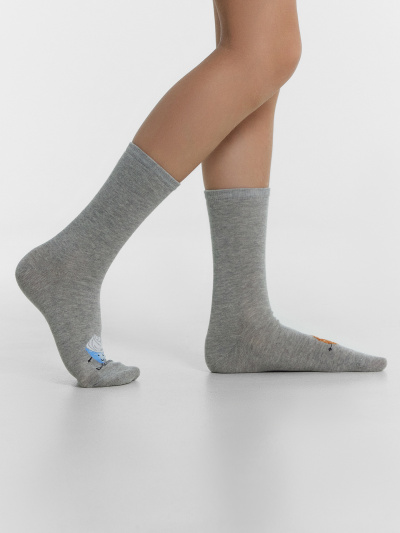 Носки Mark Formelle 430K-3082/B5-25430K-1 серый_меланж_рис.3082 - фото 28