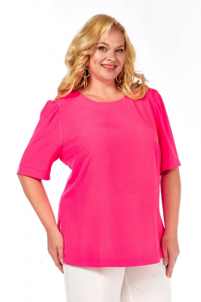 Блуза, брюки СиБон 0367 малина - фото 4