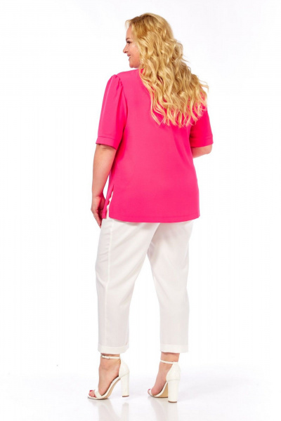 Блуза, брюки СиБон 0367 малина - фото 3
