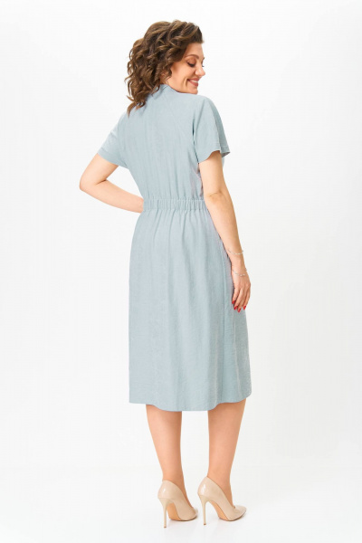 Платье Slaviaelit 551 светло-серый - фото 7