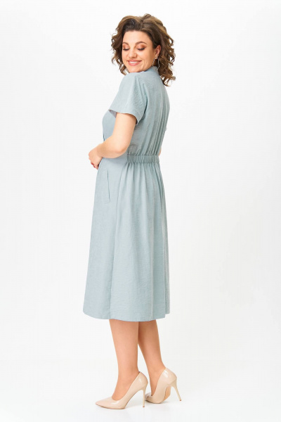 Платье Slaviaelit 551 светло-серый - фото 6