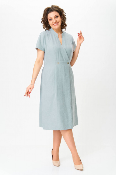 Платье Slaviaelit 551 светло-серый - фото 1