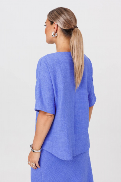 Блуза, юбка Anastasia 1249 голубой - фото 6