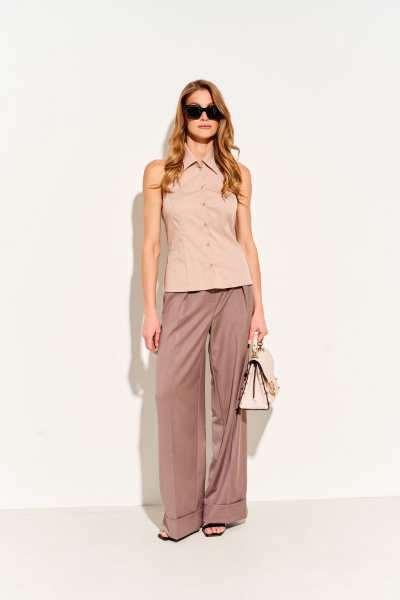 Рубашка LUEL 256/3 бежевый - фото 2