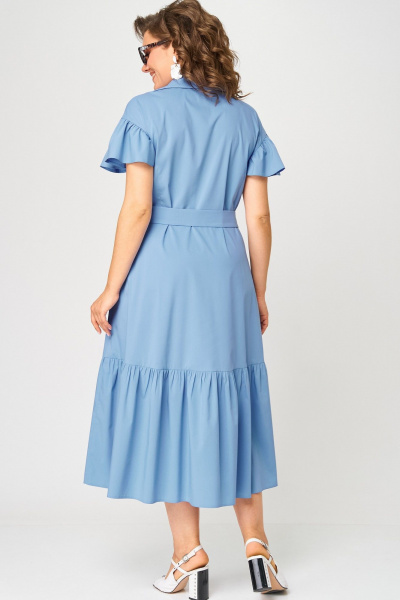 Платье EVA GRANT 7325П голубой - фото 15