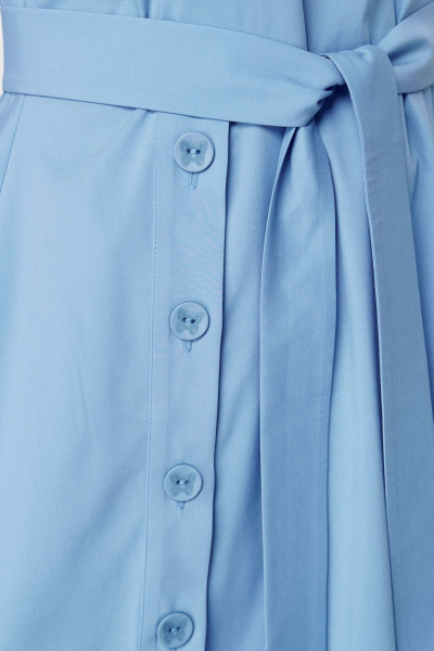 Платье EVA GRANT 7325П голубой - фото 3