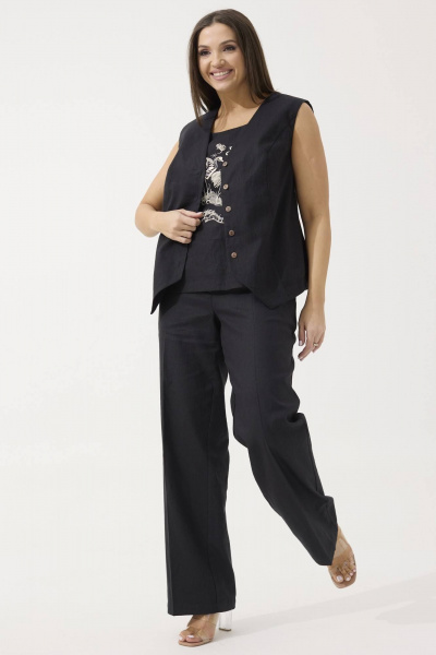 Жилет Ma Сherie 1186 черный - фото 6