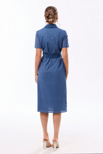 Платье Golden Valley 44180 темно-голубой - фото 2