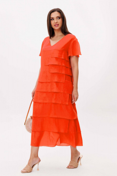 Платье Fantazia Mod 5135 апельсин - фото 3