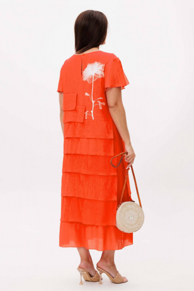 Платье Fantazia Mod 5135 апельсин - фото 2