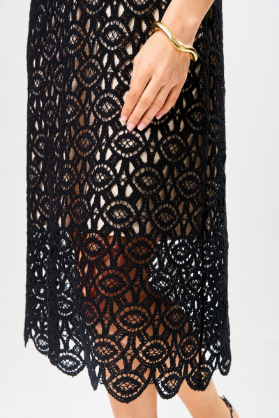 Платье Laikony L-433 черный - фото 4