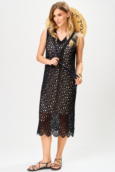 Платье Laikony L-433 черный - фото 1