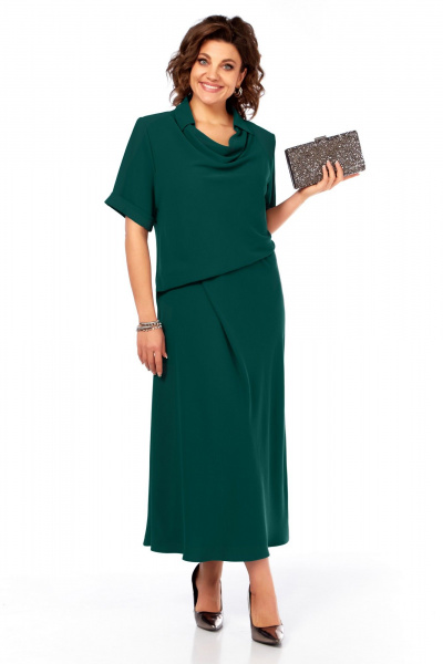 Платье Диомант 2079 зеленый - фото 1