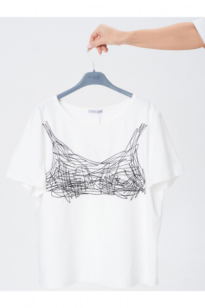 Футболка Condra 16282 молочный - фото 4