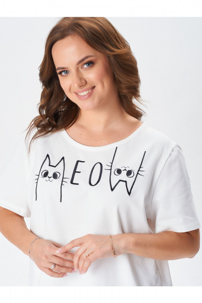 Футболка Condra 16280 молочный - фото 8