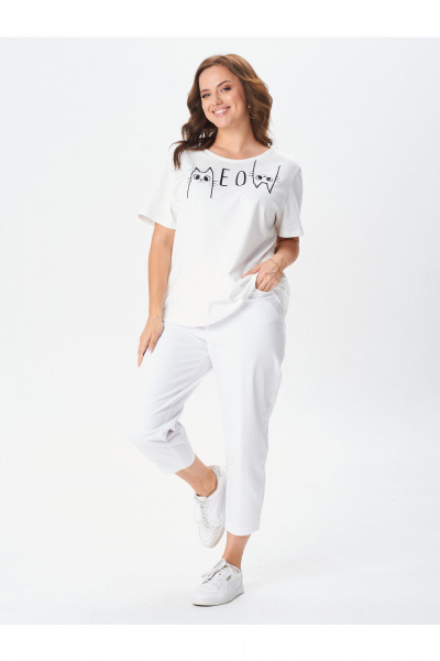 Футболка Condra 16280 молочный - фото 6