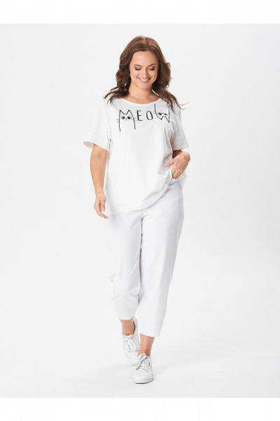 Футболка Condra 16280 молочный - фото 4