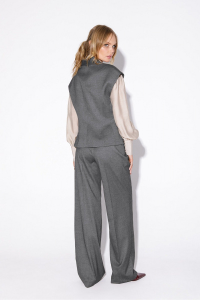 Брюки, жилет PiRS 5497 графит_елочка - фото 7
