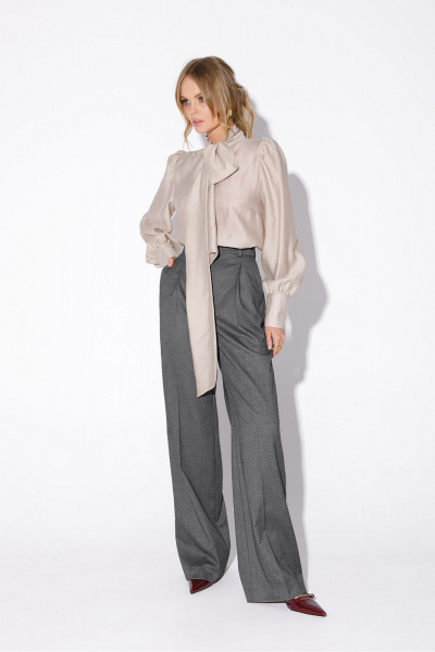 Брюки, жилет PiRS 5497 графит_елочка - фото 5