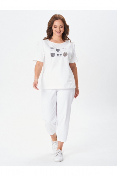 Футболка Condra 16279 молочный - фото 2