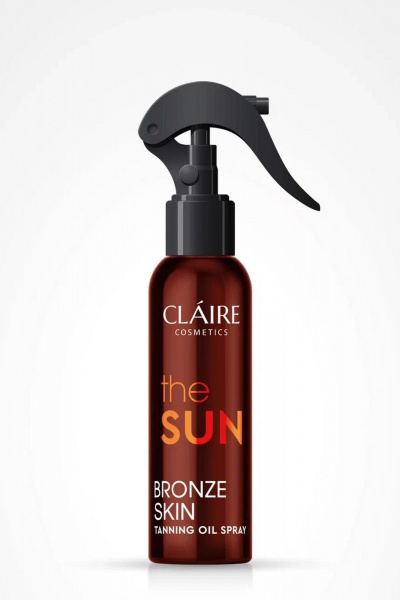 Крем для тела Claire Cosmetics THE SUN Масло-спрей для загара - фото 1