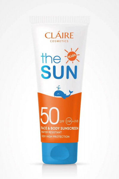 Крем для тела Claire Cosmetics THE SUN Солнцезащитный крем ДЛЯ ДЕТЕЙ - фото 1