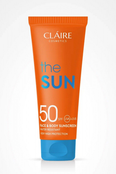 Крем для лица Claire Cosmetics THE SUN Солнцезащитный крем для лица и тела - фото 1
