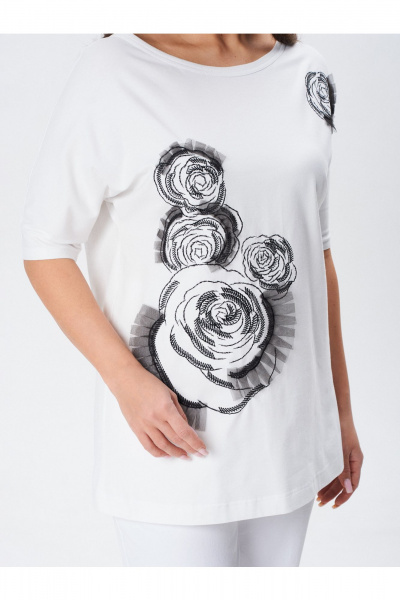 Футболка Condra 16275 молочный - фото 8