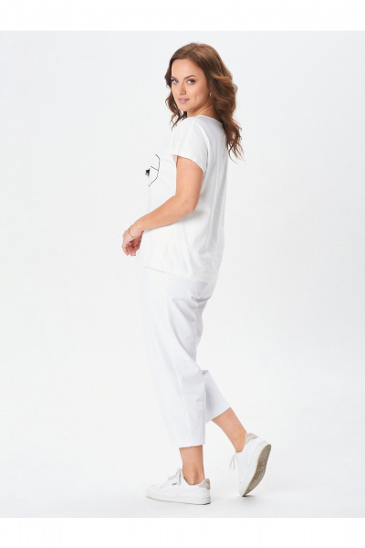 Футболка Condra 16274 молочный - фото 8