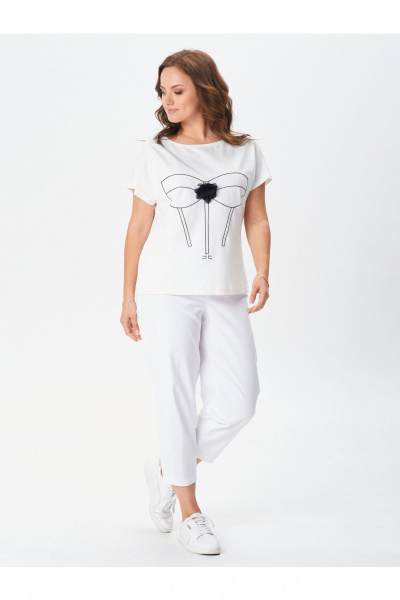 Футболка Condra 16274 молочный - фото 7