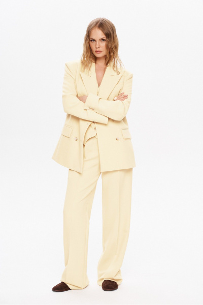 Брюки, жакет PiRS 5851 сливочный - фото 4