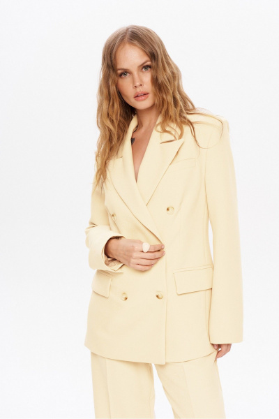 Брюки, жакет, жилет PiRS 5852 сливочный - фото 7